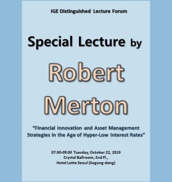 [October 22, 2019] Dr. Robert Merton