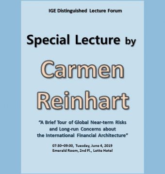 [June 4, 2019] Dr. Carmen Reinhart